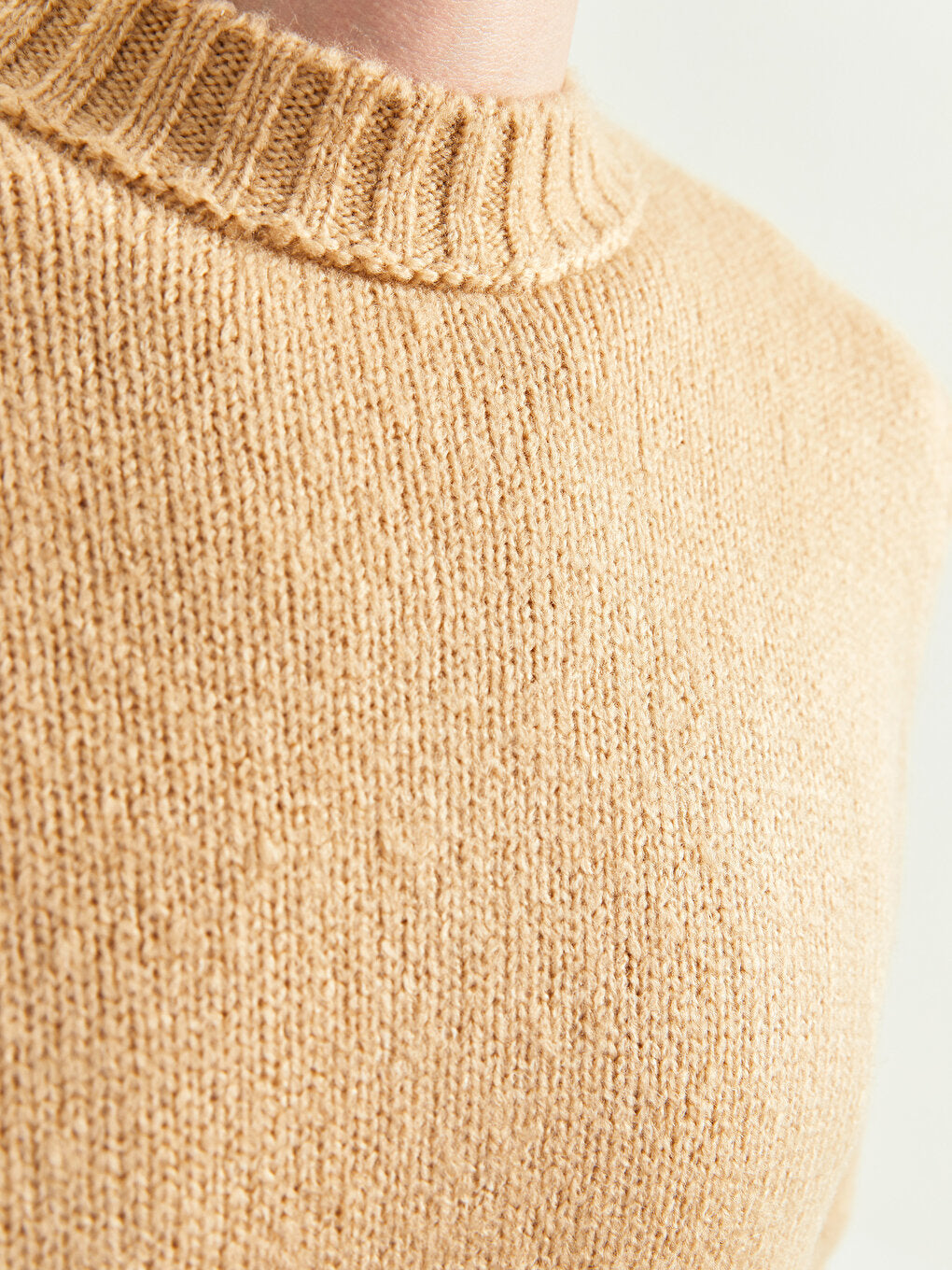 Half Turtleneck Long Sleeve Men's Knitwear Sweater