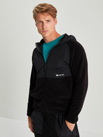 Standard Fit Hooded Men's Sports Cardigan