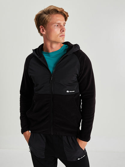 Standard Fit Hooded Men's Sports Cardigan