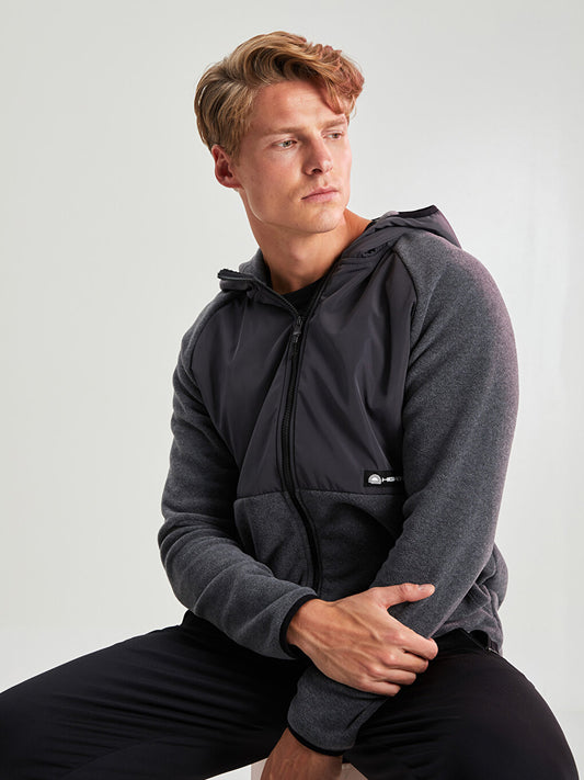 Standard Fit Hooded Men's Sports Cardigan