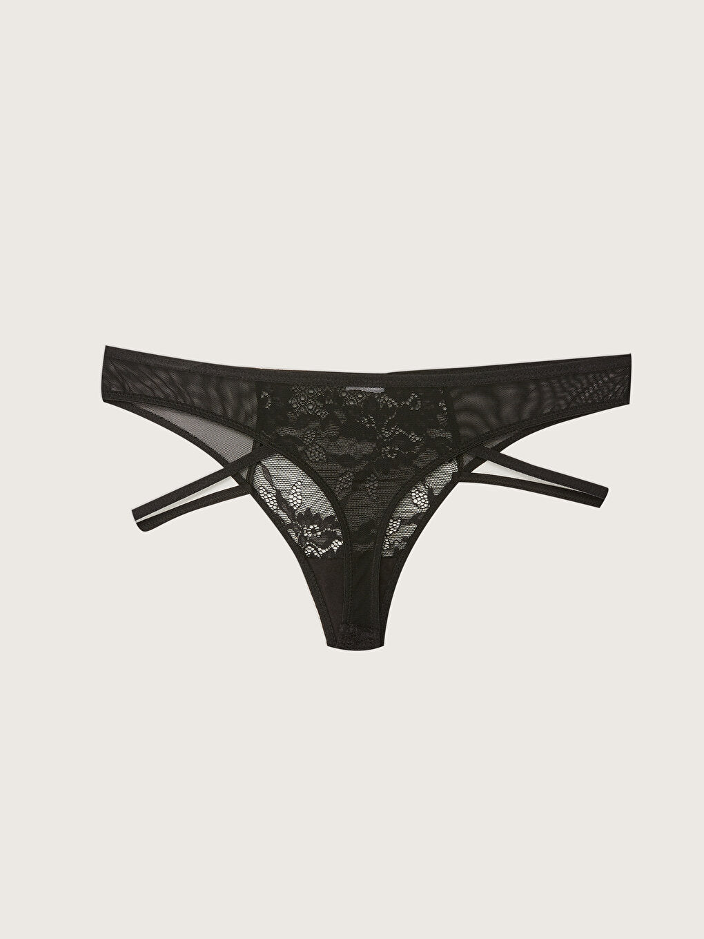 Lace Detailed Women's Thong Panties