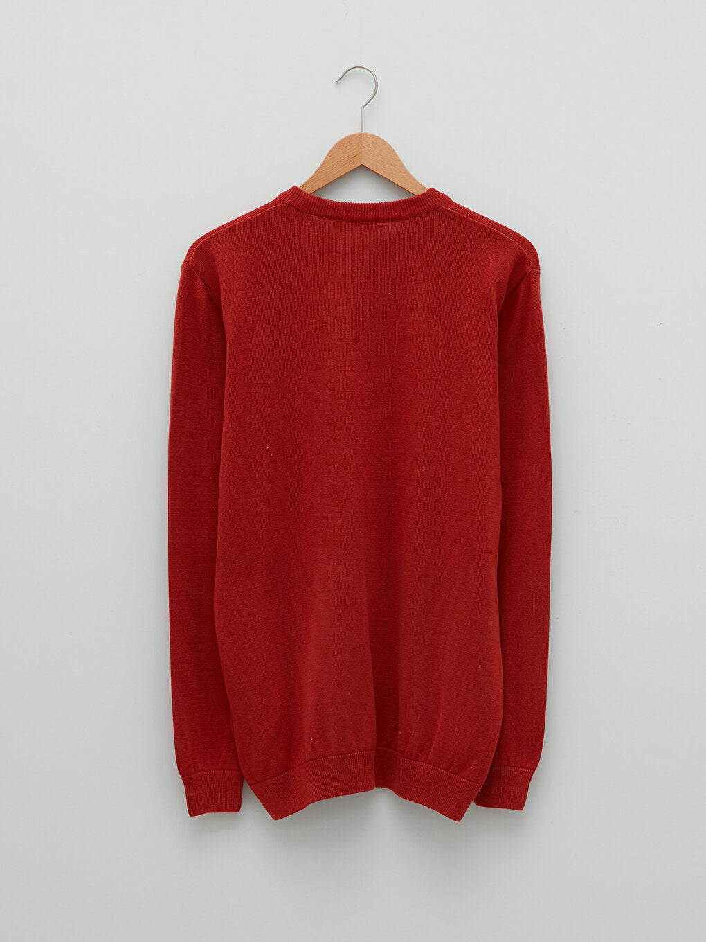 Crew Neck Long Sleeve Men's Knitwear Sweater