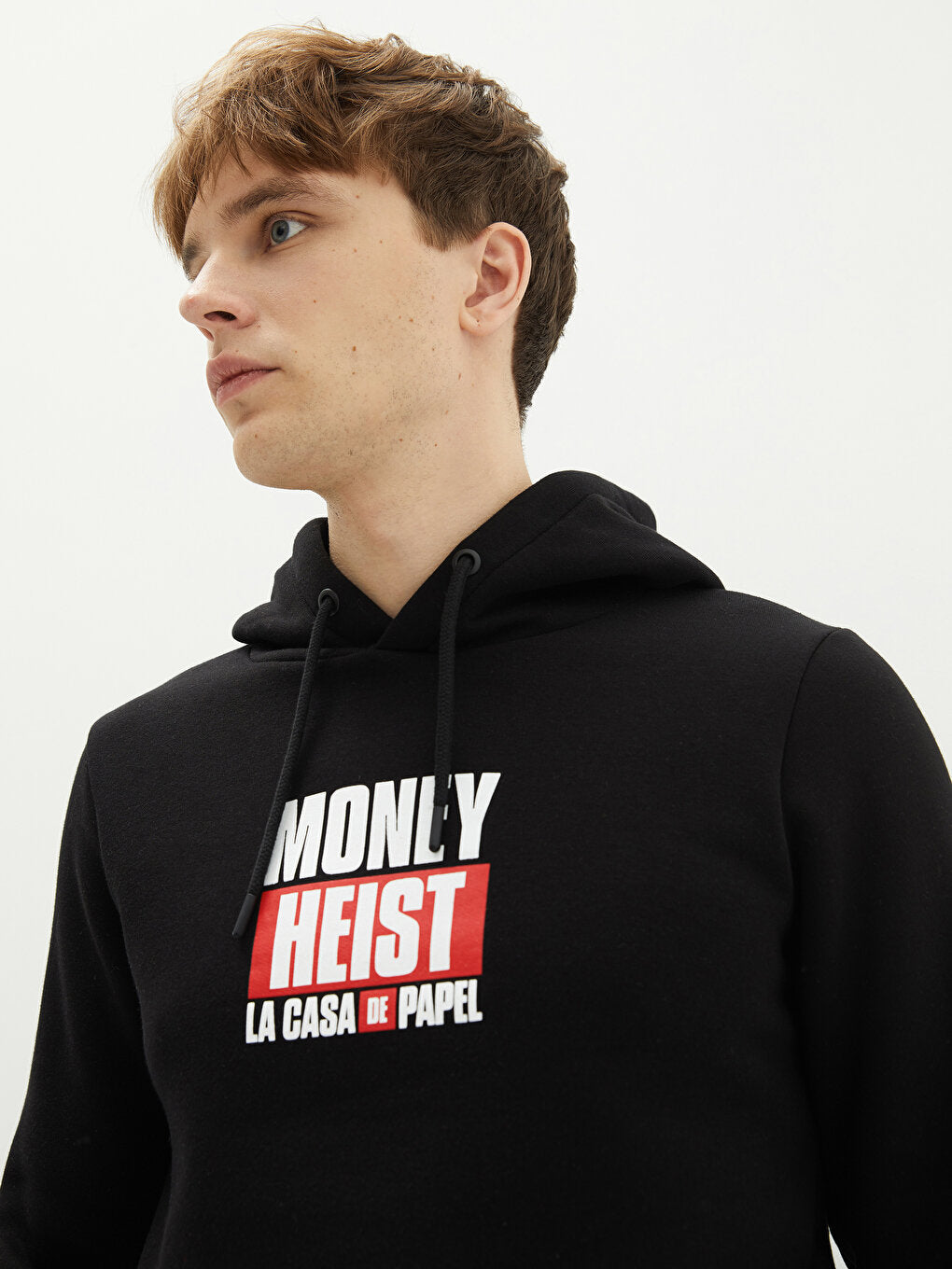 Long Sleeve La Casa De Papel Printed Thick Men's Hoodie