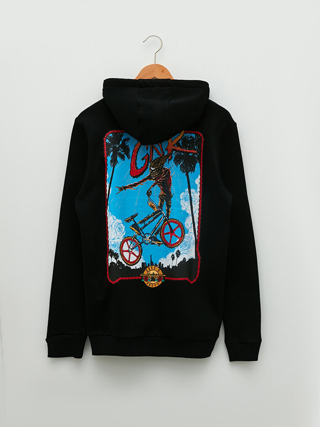 Long Sleeve Printed Men's Hoodie