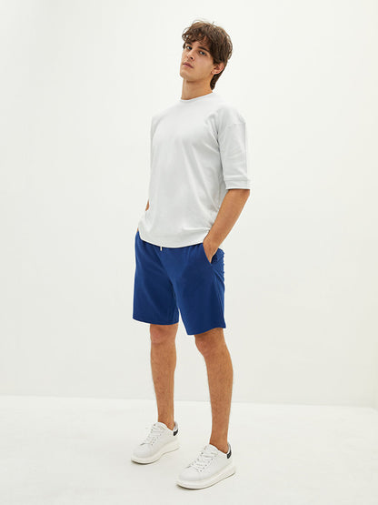 Slim Fit Knitted Men's Shorts