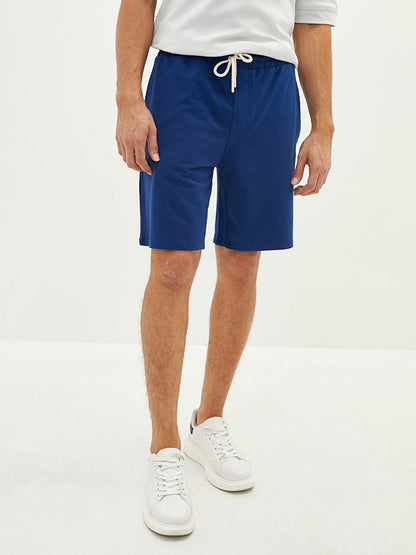 Slim Fit Knitted Men's Shorts