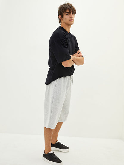 Standard Pattern Knitted Men's Shorts