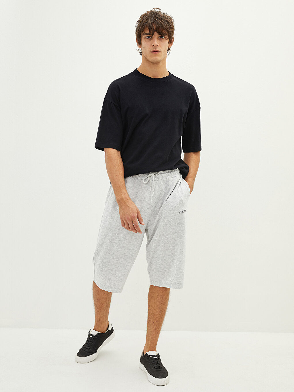 Standard Pattern Knitted Men's Shorts