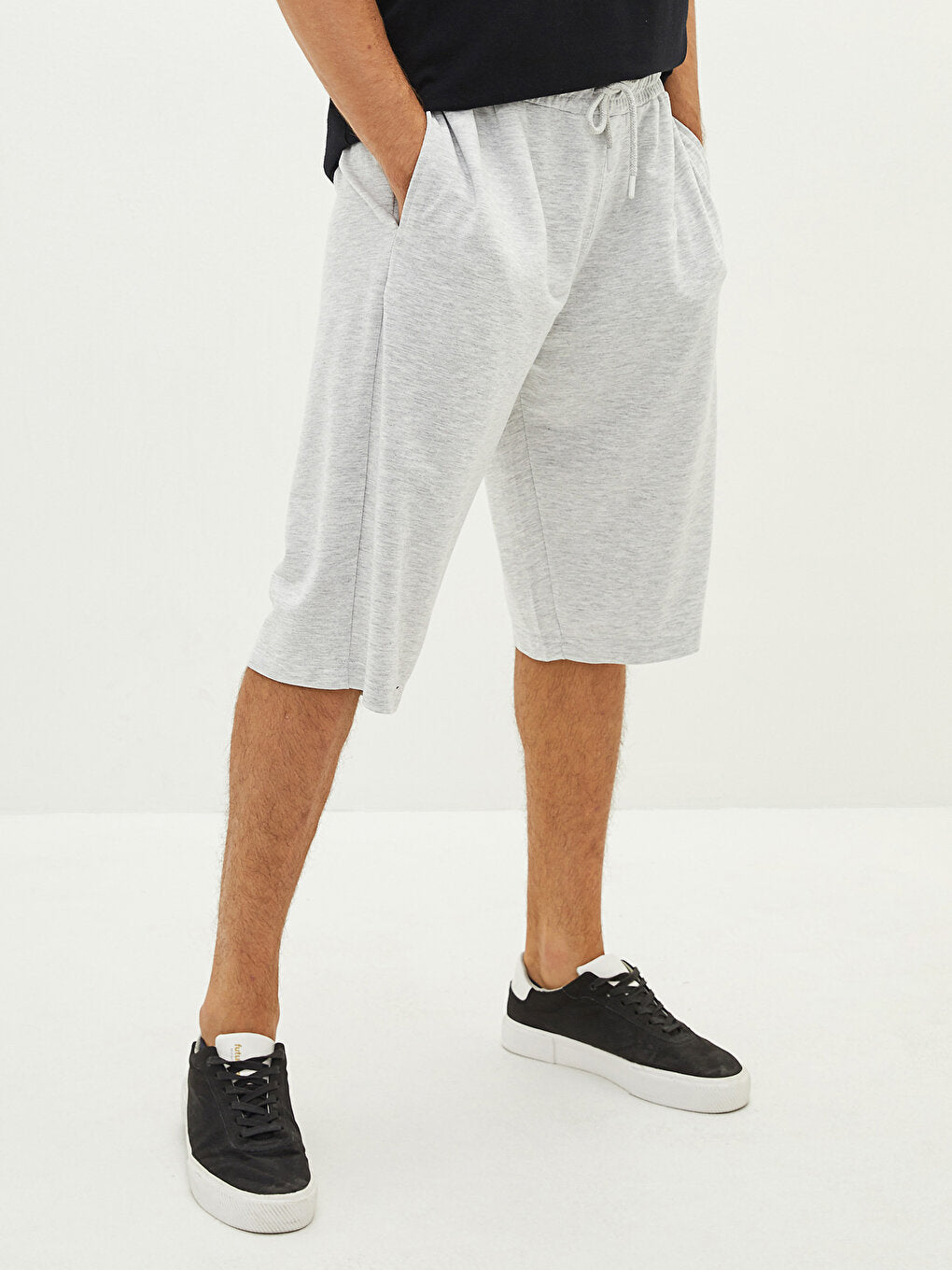 Standard Pattern Knitted Men's Shorts