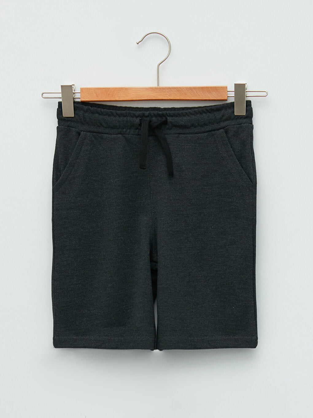 Basic Boy's Bermuda Shorts with Elastic Waist