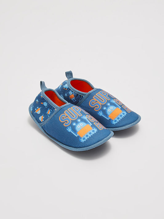 Printed Boys' Home Shoes