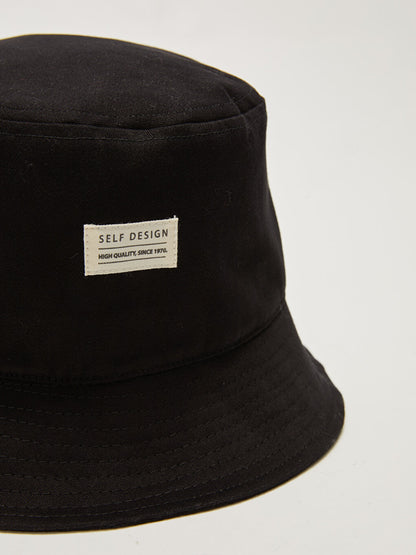 Label Printed Men's Bucket Hat