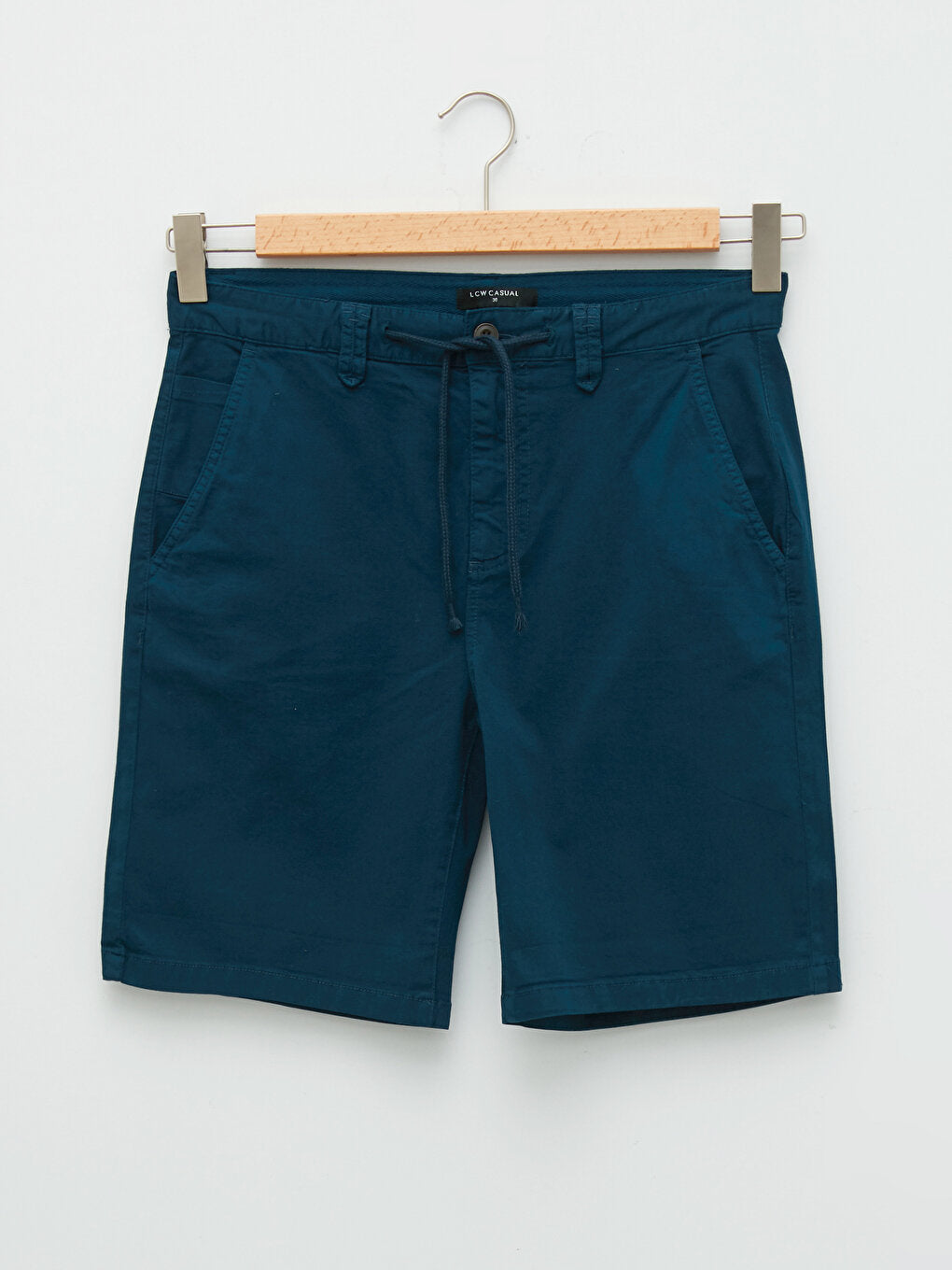 Slim Fit Gabardine Men's Shorts