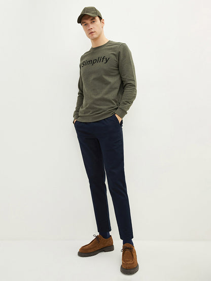 Carrot Cut Men's Chino Trousers