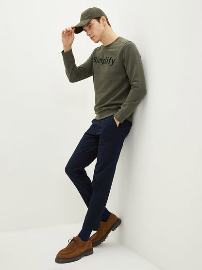 Carrot Cut Men's Chino Trousers