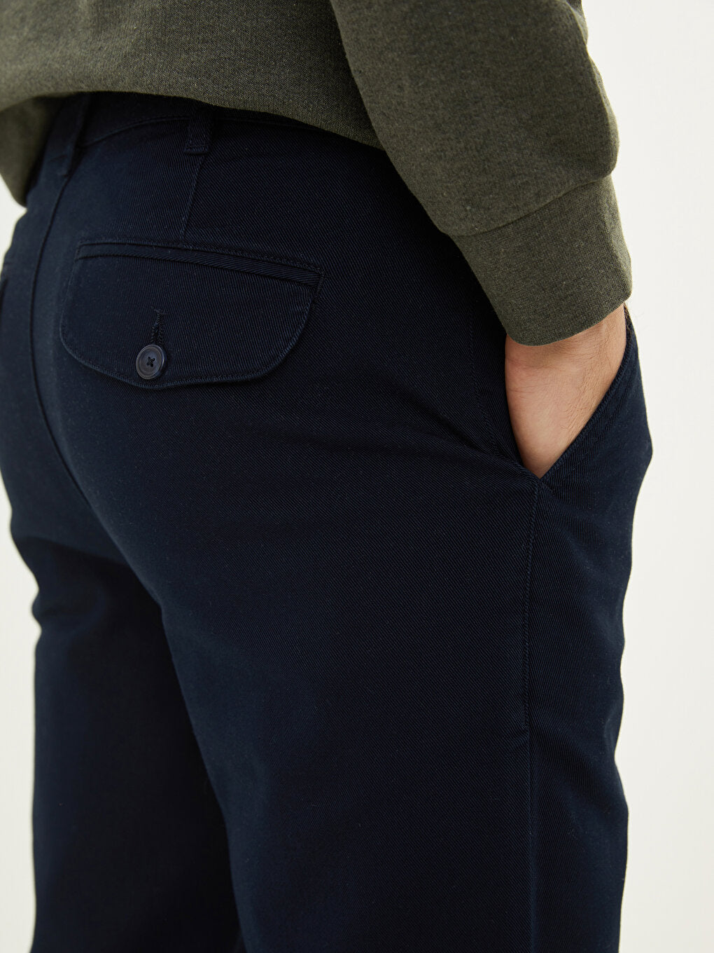 Carrot Cut Men's Chino Trousers