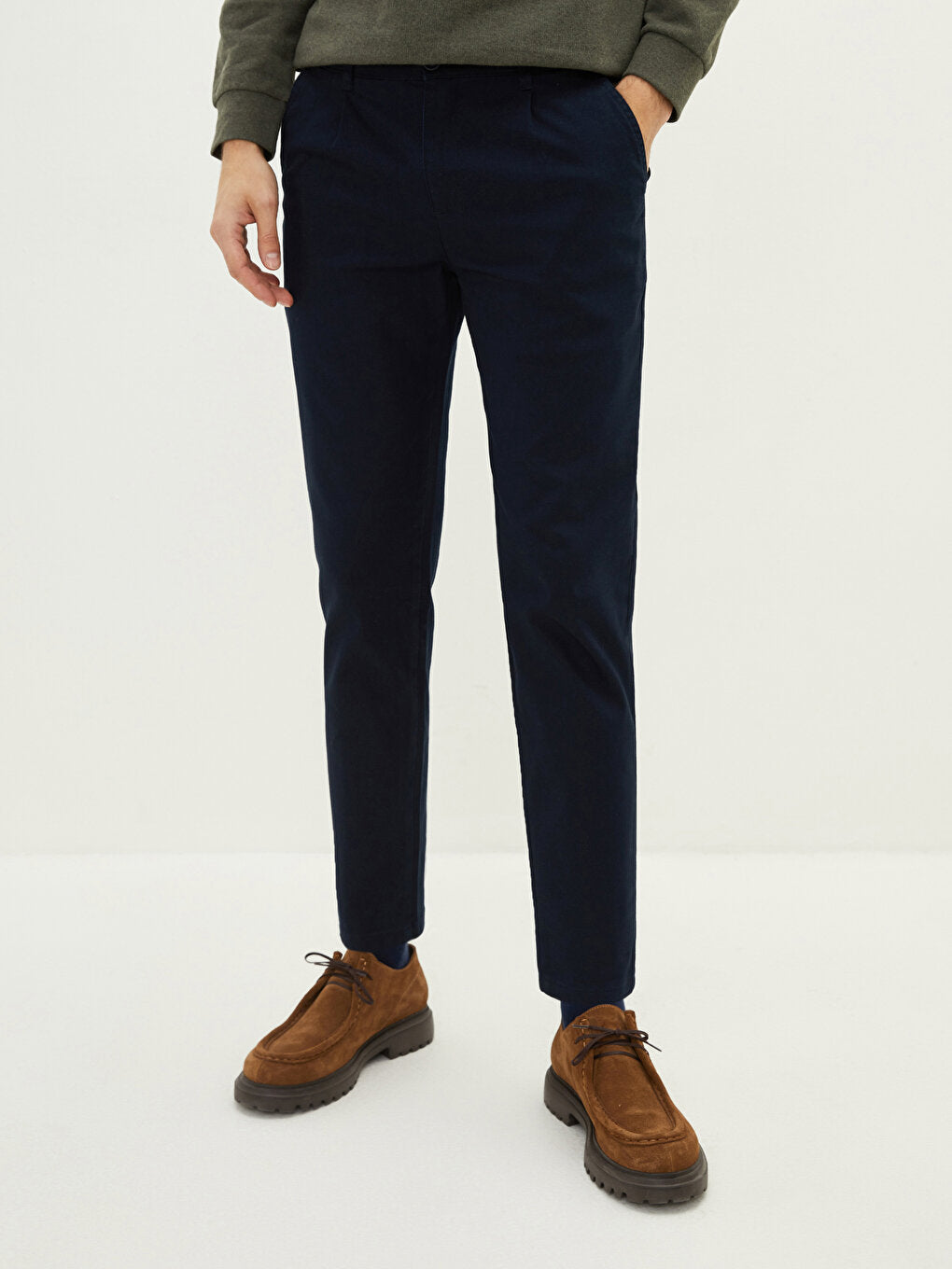 Carrot Cut Men's Chino Trousers