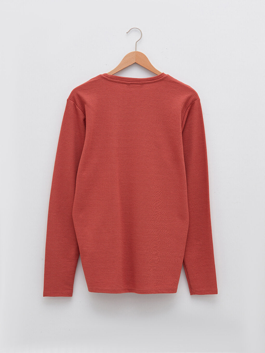 Crew Neck Long Sleeve Men's Basic Sweatshirt