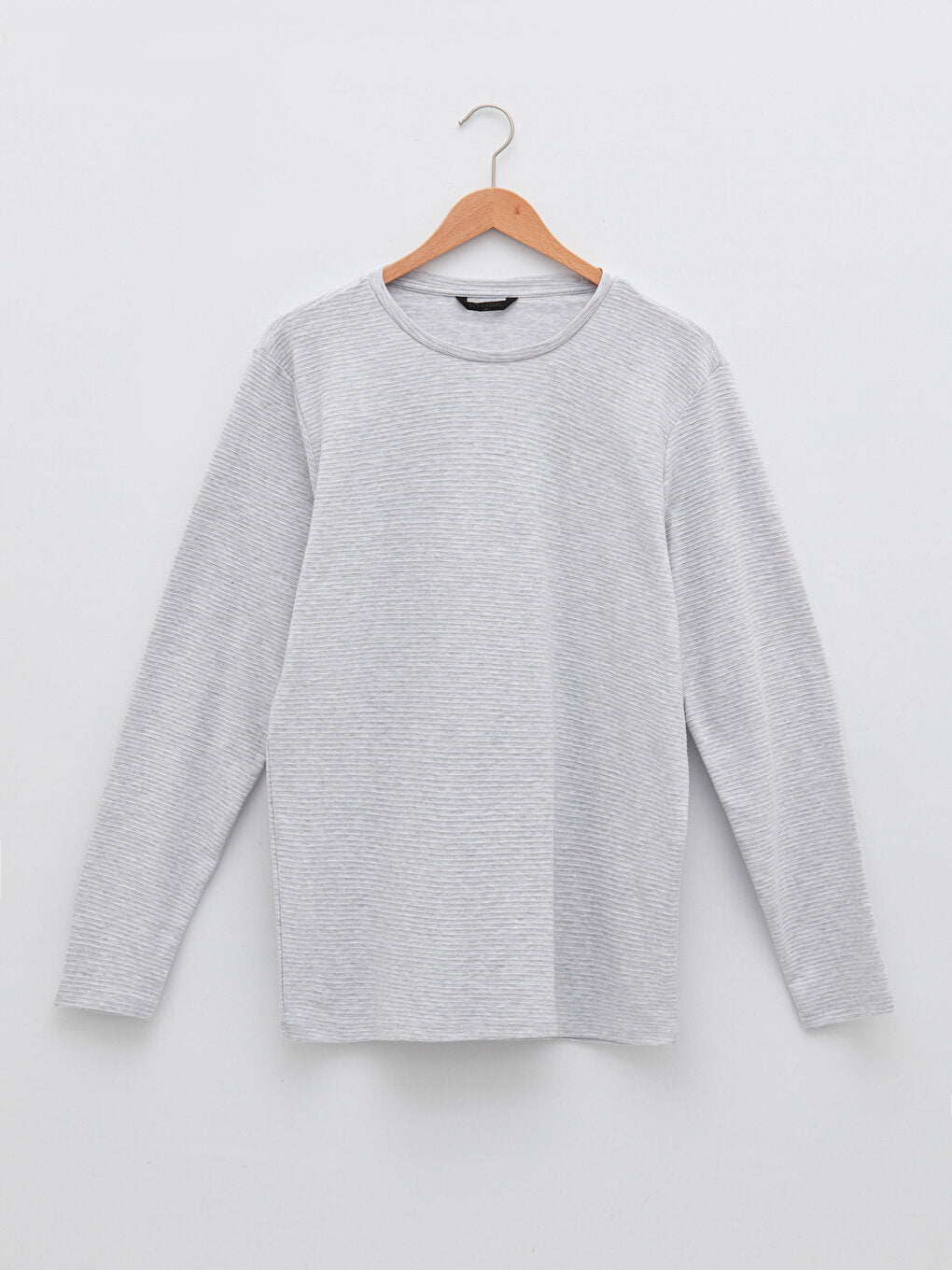 Crew Neck Long Sleeve Men's Basic Sweatshirt