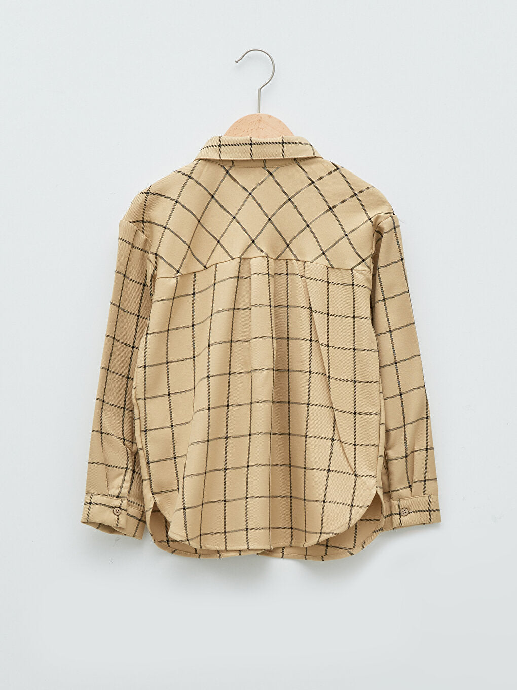 Plaid Long Sleeve Girls' Shirt