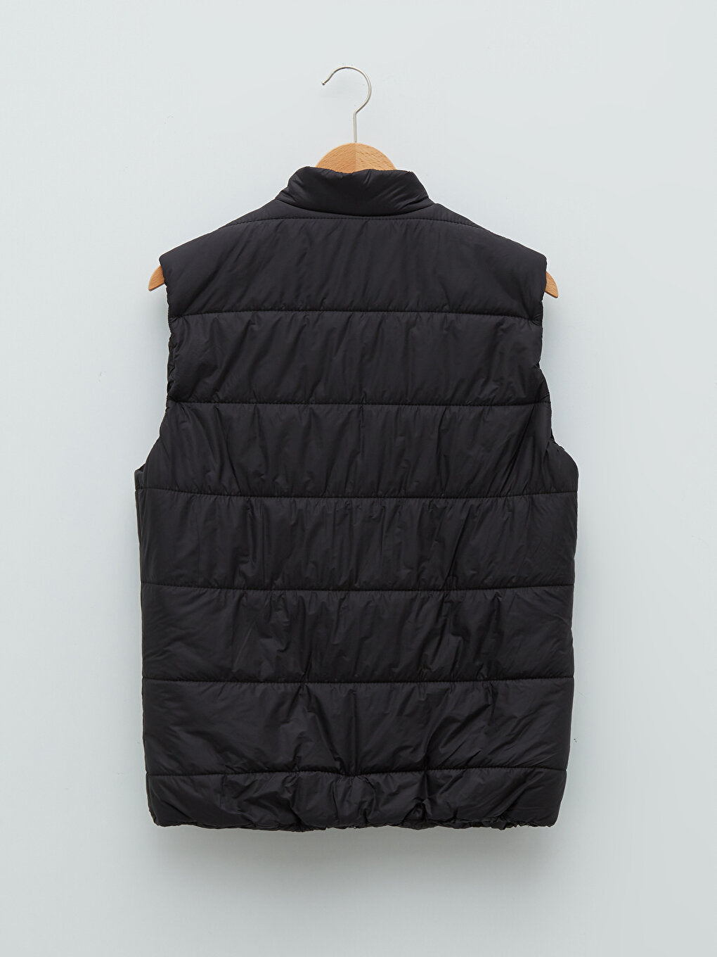 Slim Fit Stand Collar Men's Puffer Vest