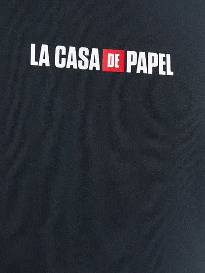 Oversize Long Sleeve La Casa De Papel Printed Men's Hoodie