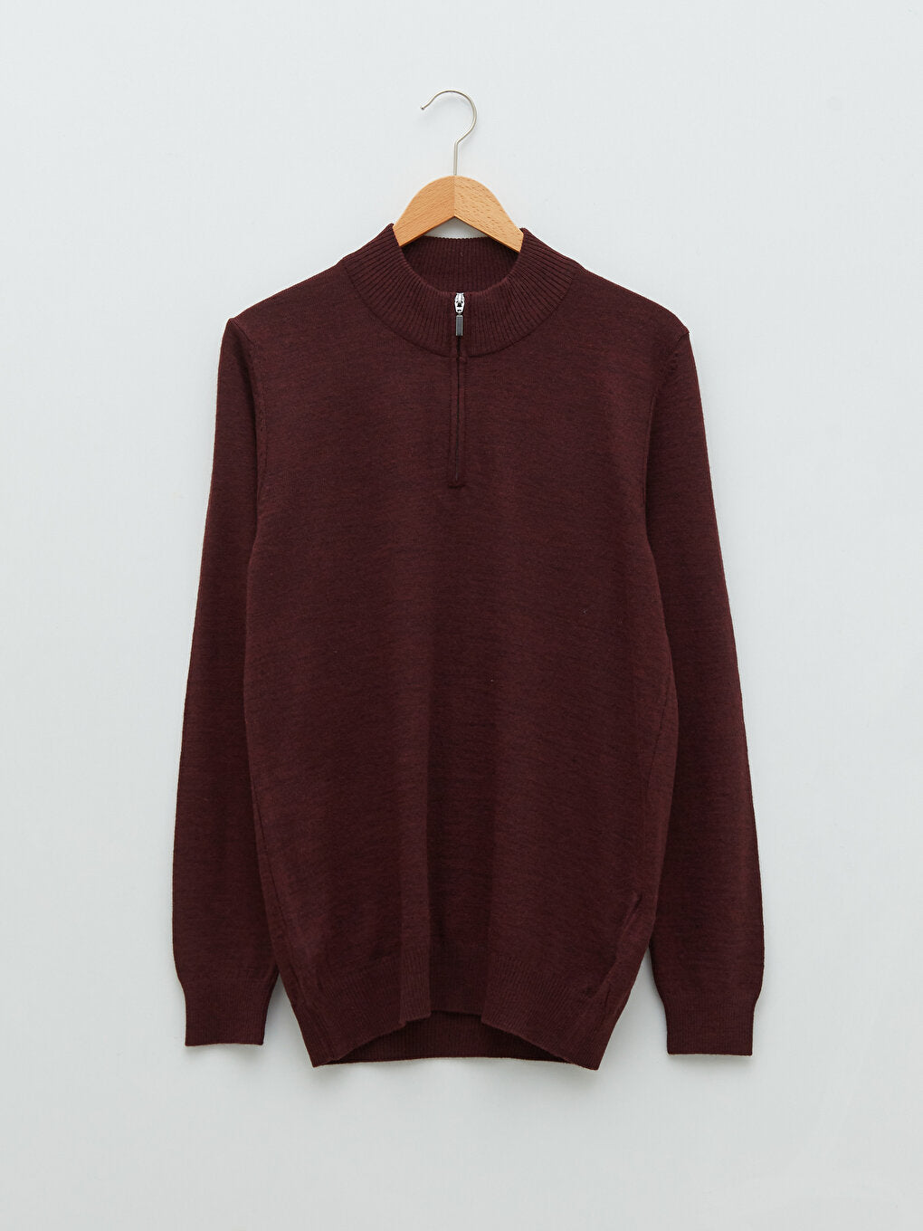 High Collar Long Sleeve Thin Men's Knitwear Sweater