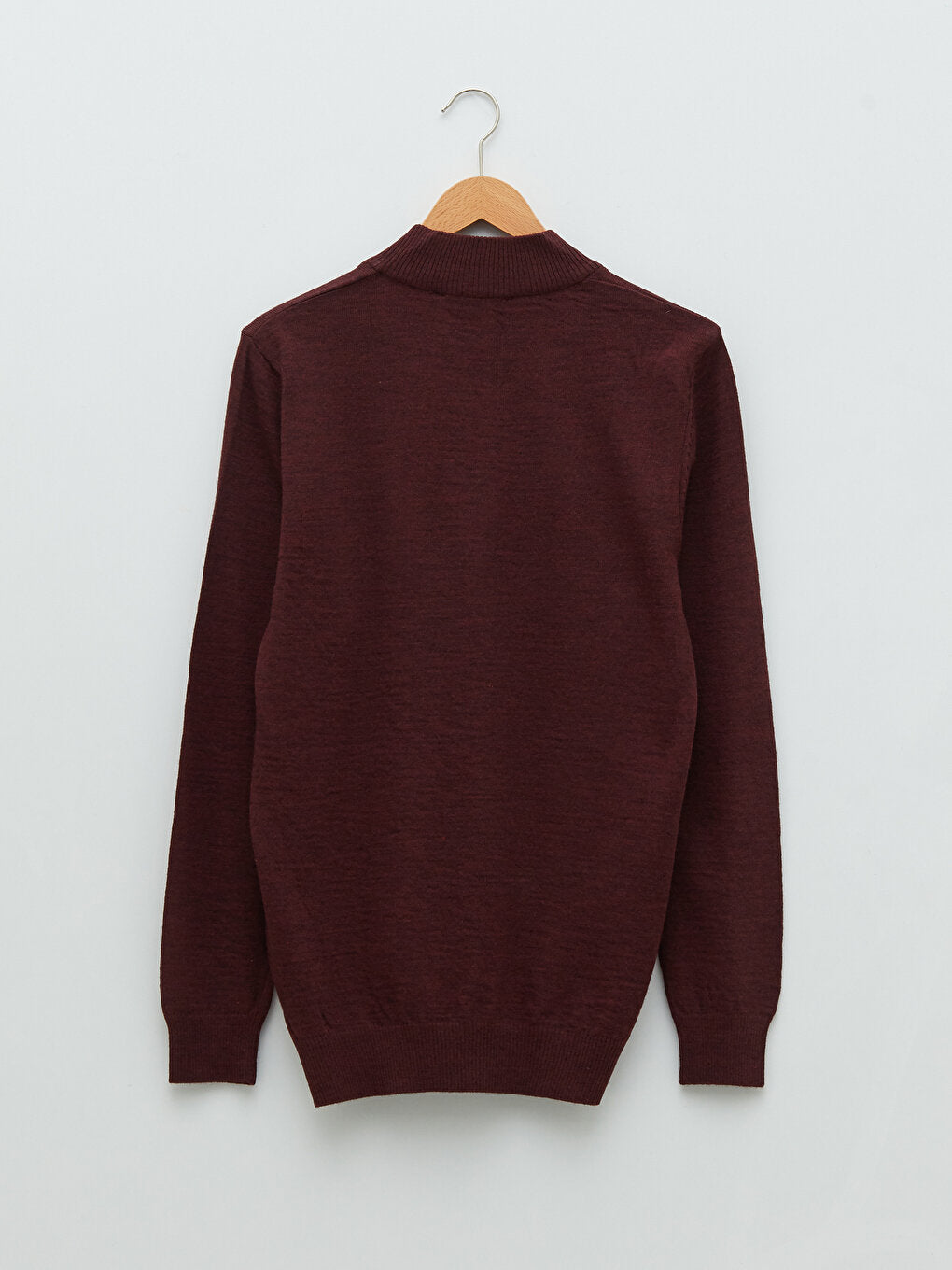 High Collar Long Sleeve Thin Men's Knitwear Sweater