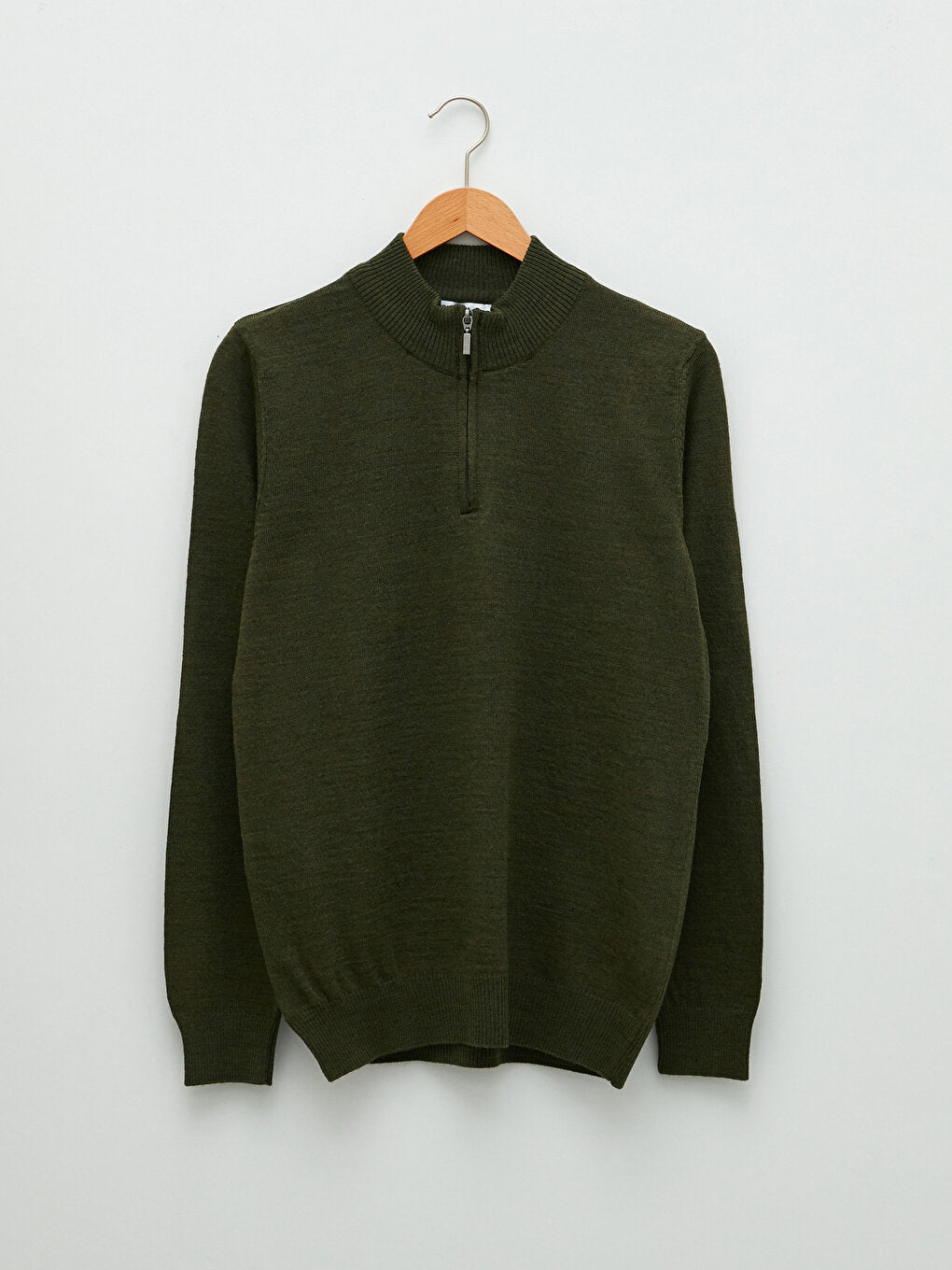 High Collar Long Sleeve Thin Men's Knitwear Sweater