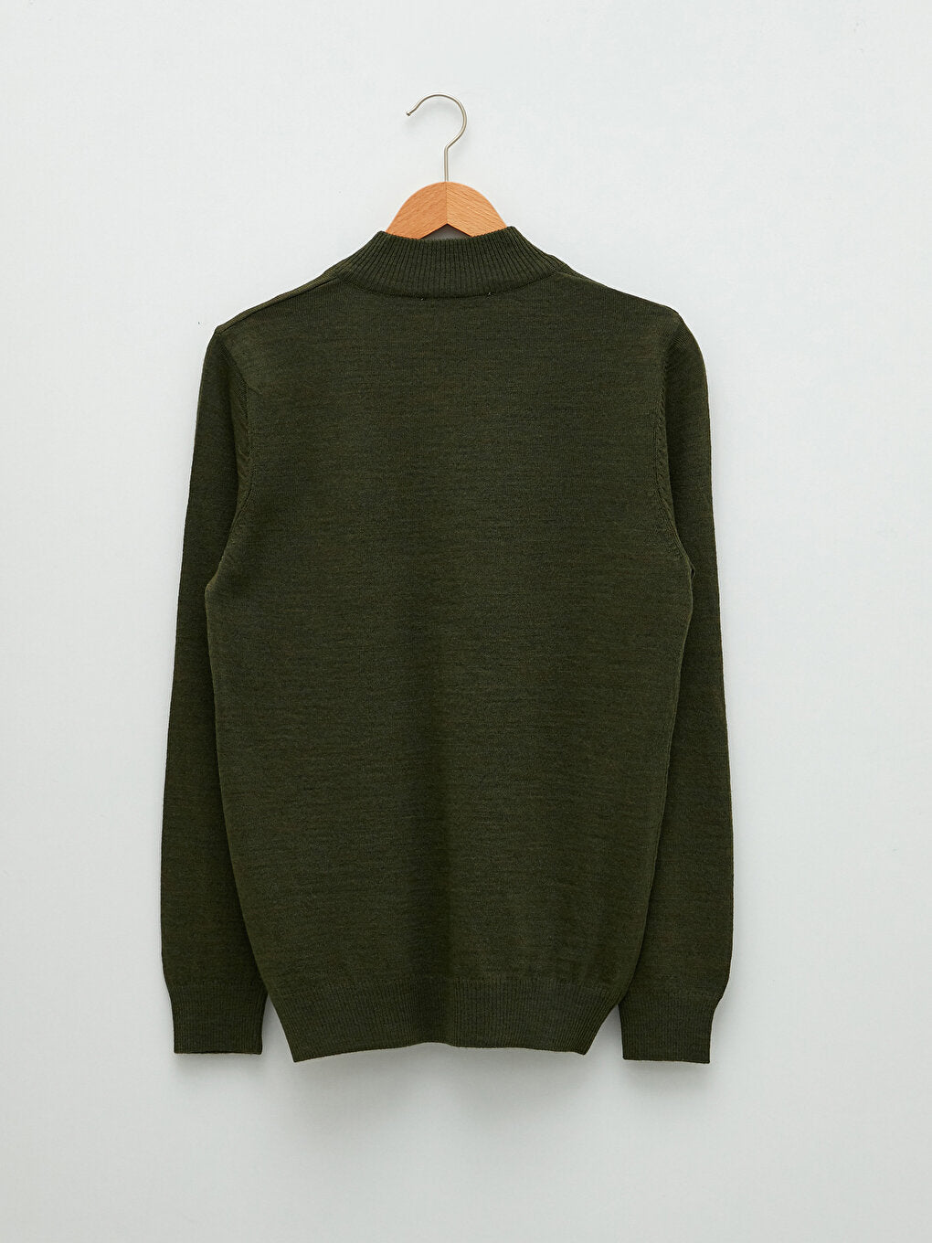 High Collar Long Sleeve Thin Men's Knitwear Sweater