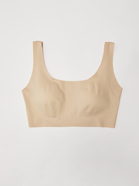 Plain Non-Wireless Padding Women's Bustier