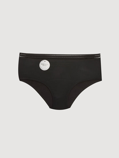 Classic Menstrual Support Panties with Embroidery Detail