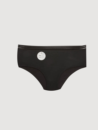 Classic Menstrual Support Panties with Embroidery Detail