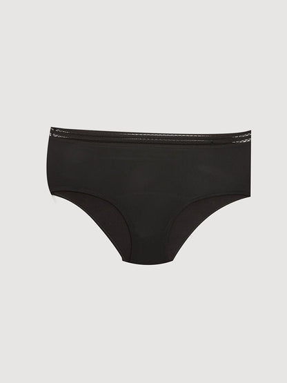 Classic Menstrual Support Panties with Embroidery Detail