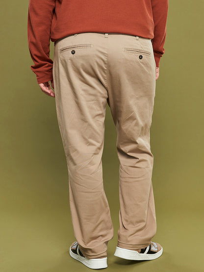 Plus Size Wide Fit Men's Chino Trousers