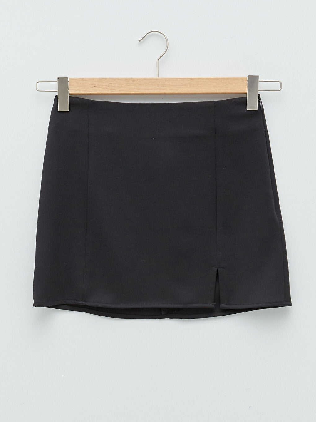 Slim Fit A-Cut Women's Mini Skirt with Zipper Waist