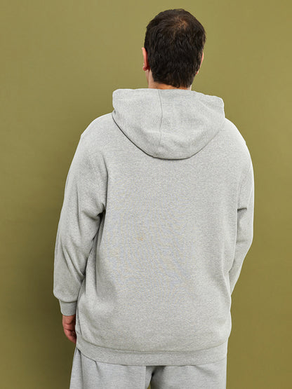 Plus Size Long Sleeve Men's Hoodie