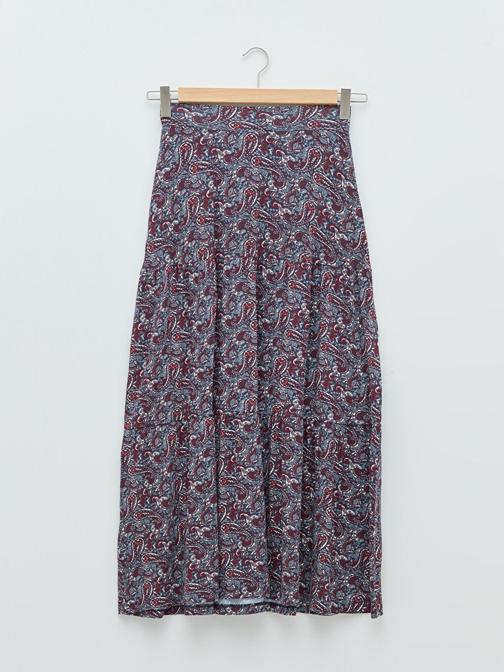 Patterned Women's Skirt with Elastic Waist