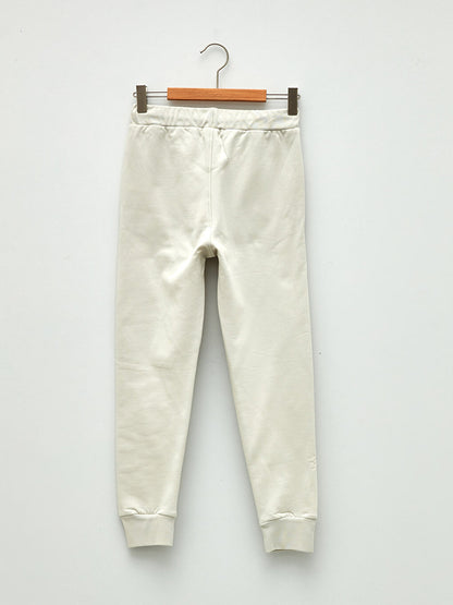 Basic Boy's Jogger Sweatpants with Elastic Waist