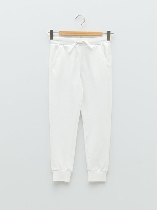 Basic Boy's Jogger Sweatpants with Elastic Waist