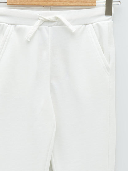 Basic Boy's Jogger Sweatpants with Elastic Waist