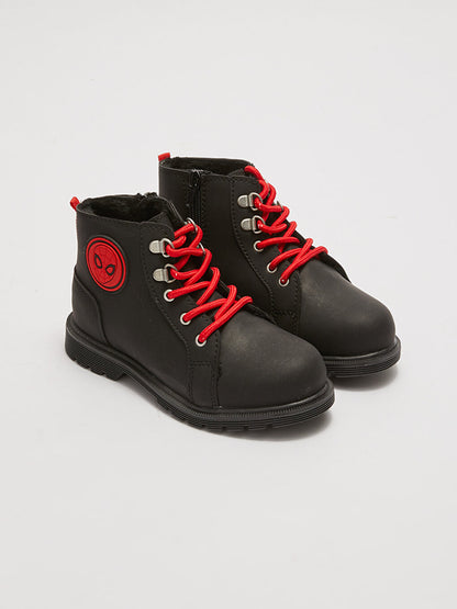 Spiderman Licensed Boys' Boots with Laces and Zipper