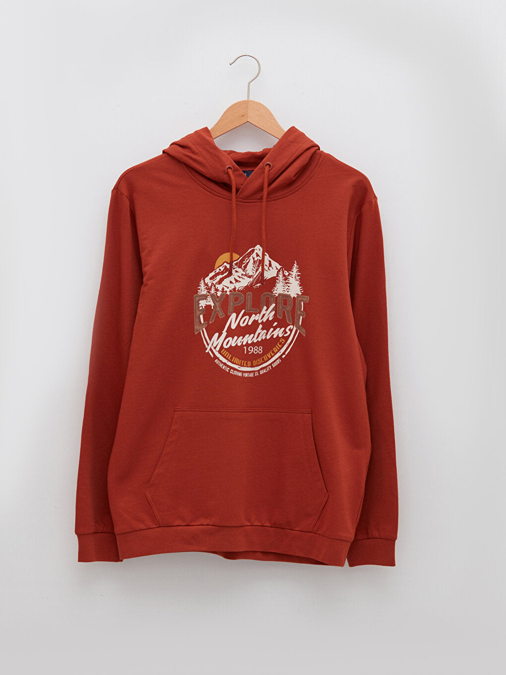 Long Sleeve Printed Men's Hoodie