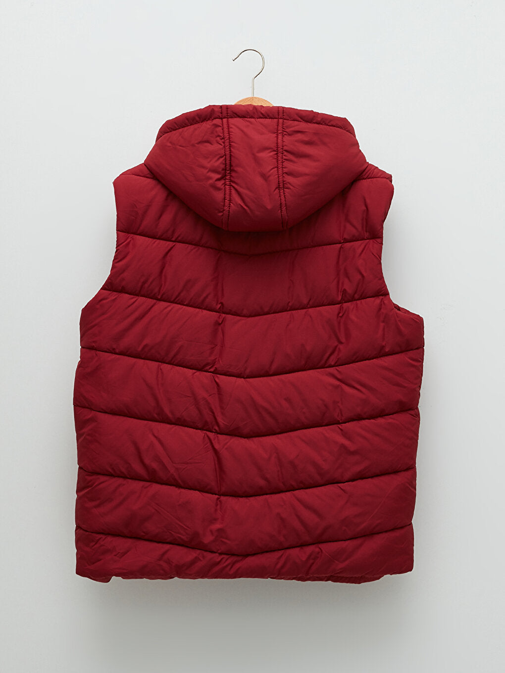 Standard Mold Hooded Men's Puffer Vest