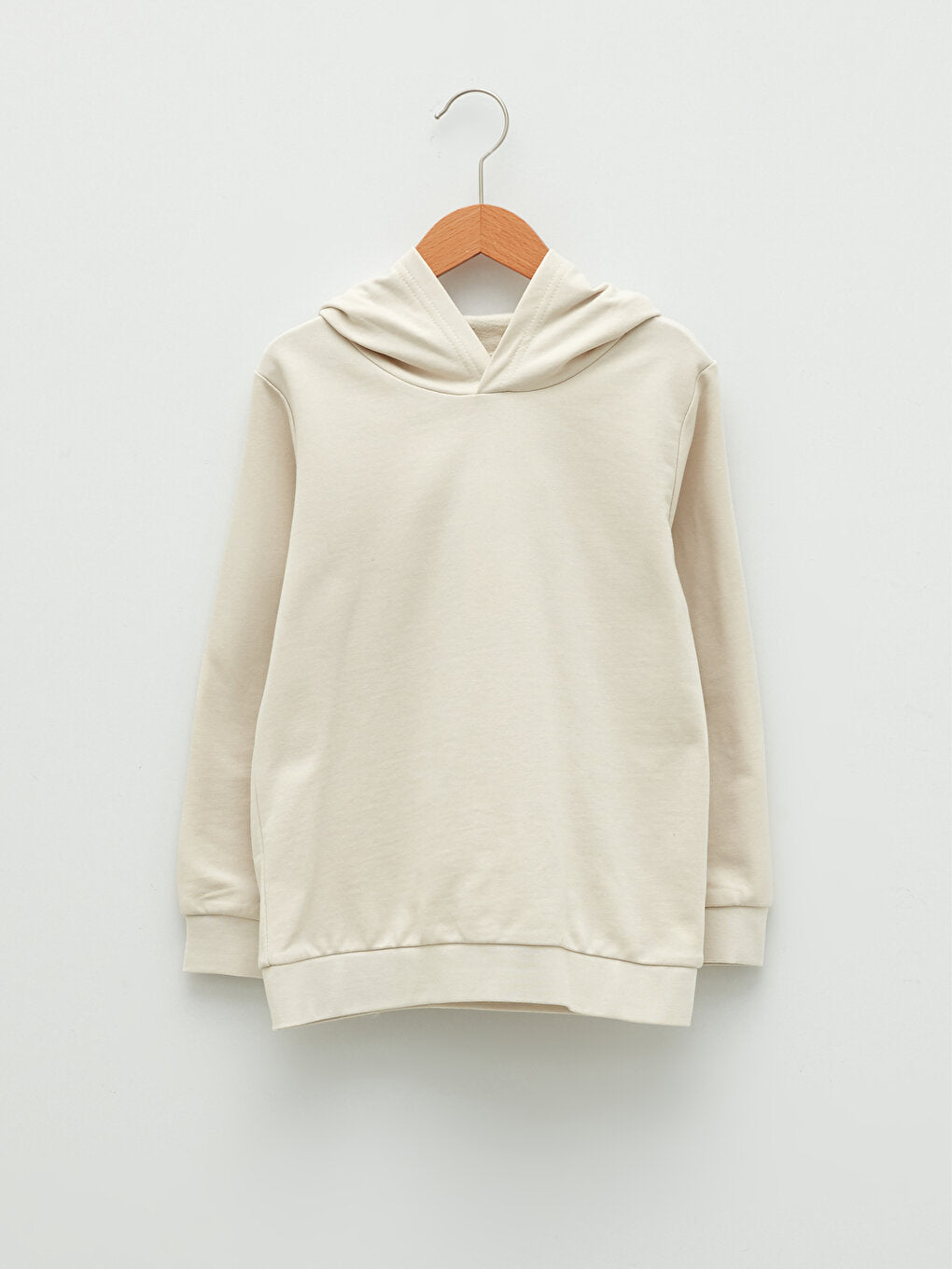 Hooded Basic Long Sleeve Boy's Sweatshirt