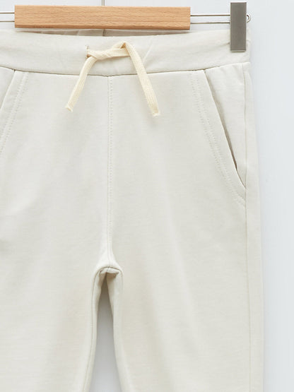 Basic Boy's Jogger Sweatpants with Elastic Waist