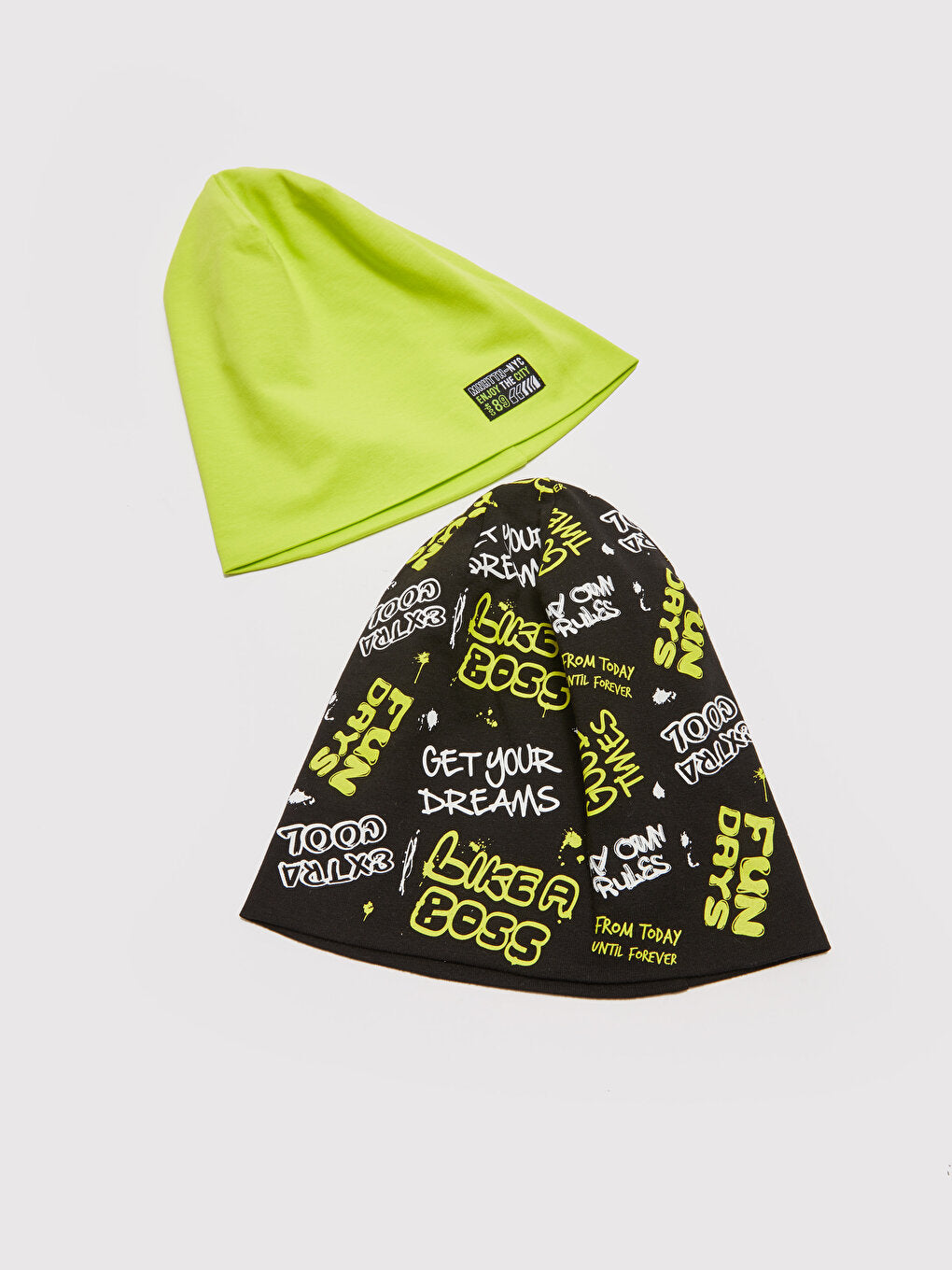 Boy's Printed Beret 2-pack