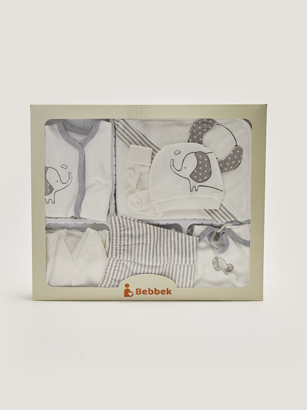 Bebbek Printed Baby Boy Boxed Hospital Discharge Set