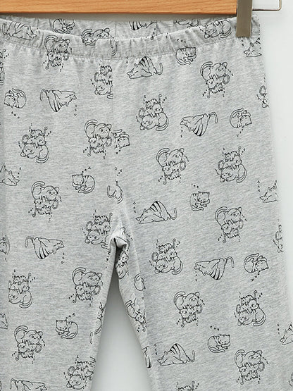 Printed Women's Pajama Bottom with Elastic Waist