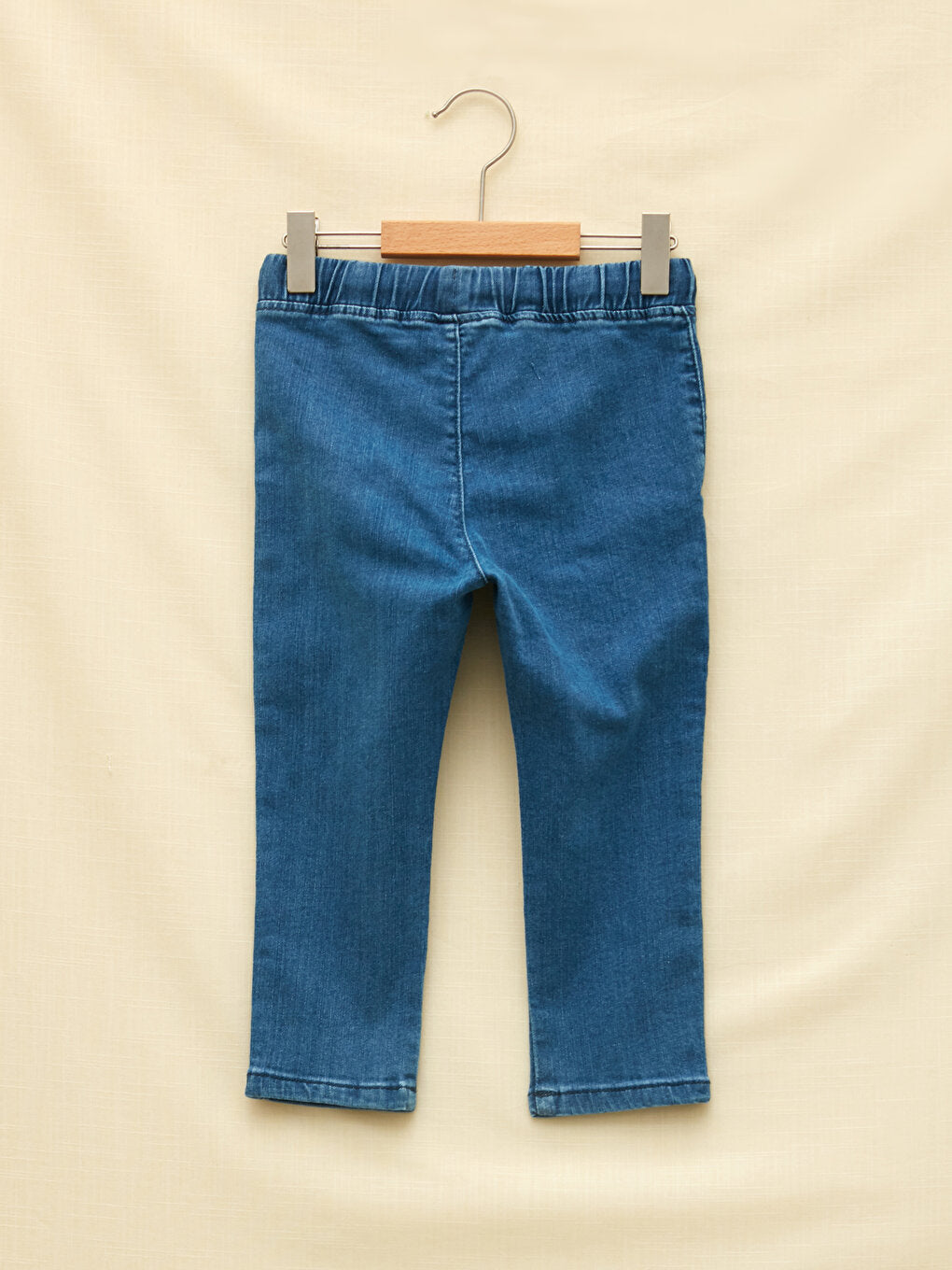 Basic Baby Boy Jean Trousers with Elastic Waist